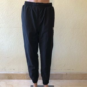 Reebok Women’s Size S Black Sweatpants Joggers Activewear Zippered Bottoms Pants